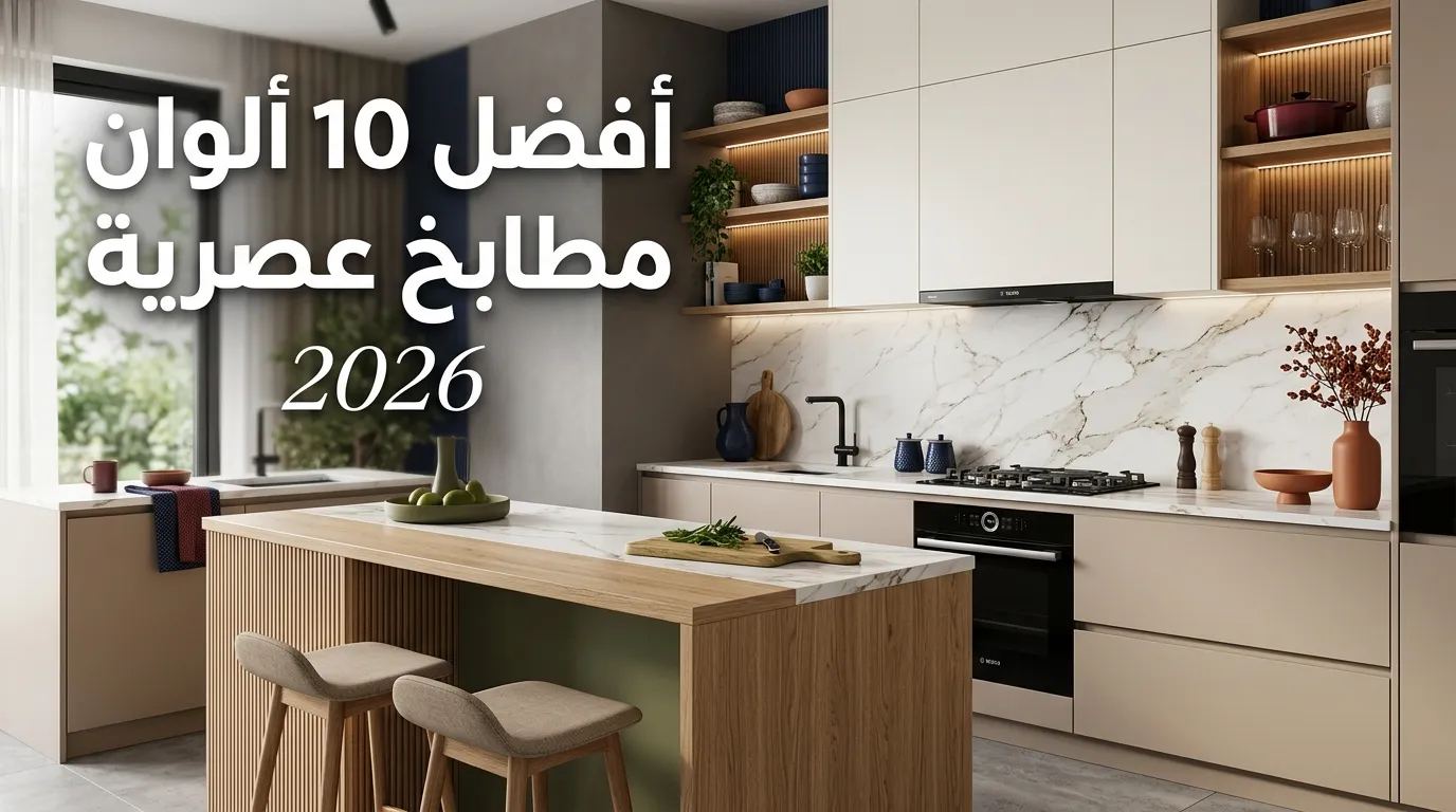 أفضل 10 ألوان مطابخ عصرية 2026