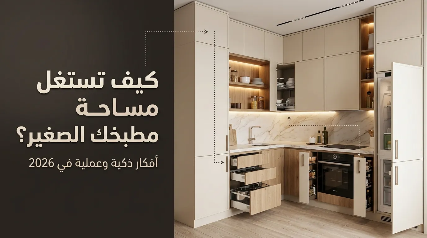 كيف تستغل المساحات الصغيرة في المطبخ؟