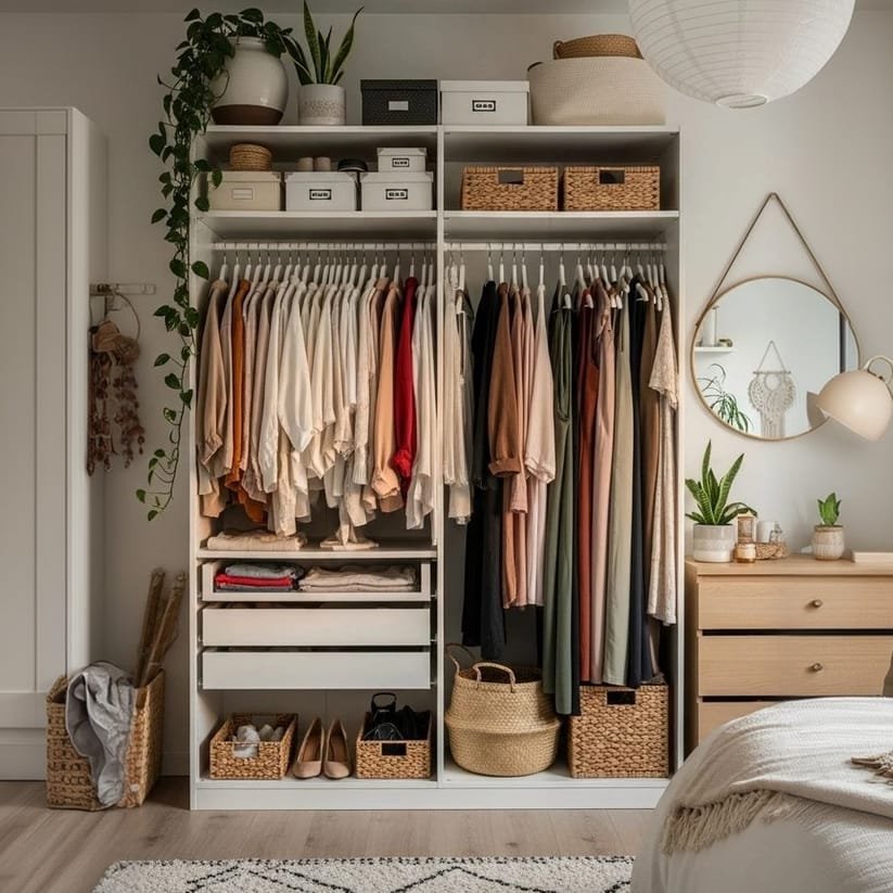 دريسنج روم 150 سم أبيض
